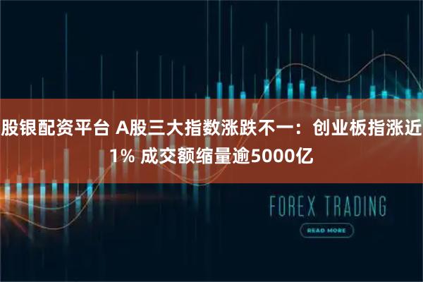 股银配资平台 A股三大指数涨跌不一：创业板指涨近1% 成交额缩量逾5000亿